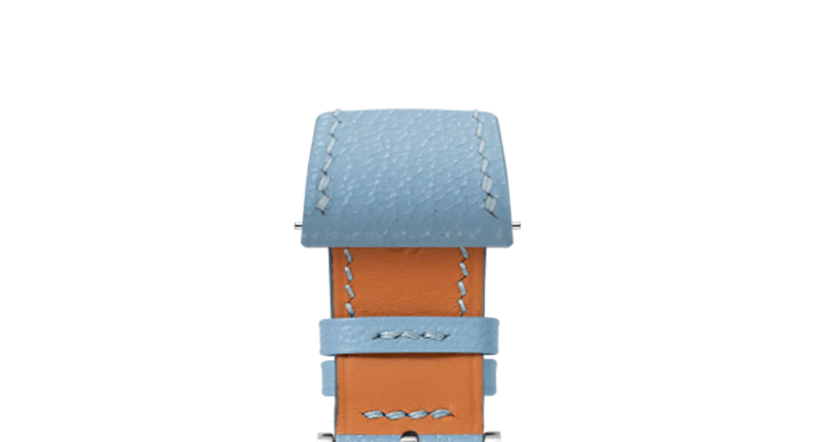 Baby Blue Chevre Slim Strap - Image 7