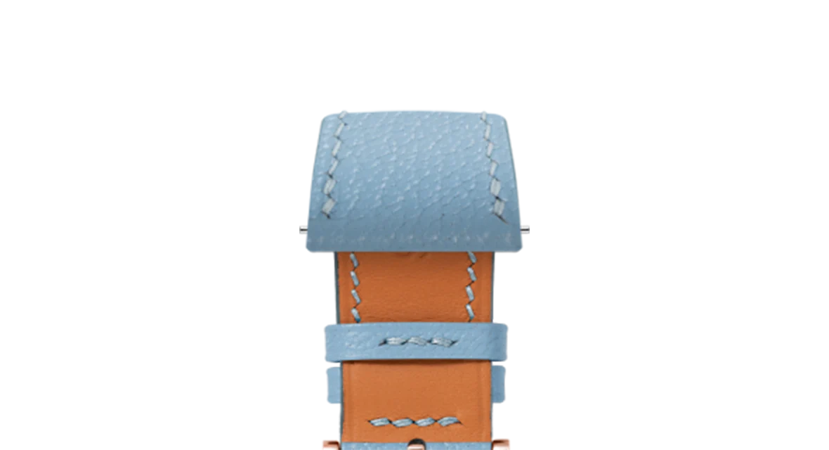 Baby Blue Chevre Slim Strap - Image 9