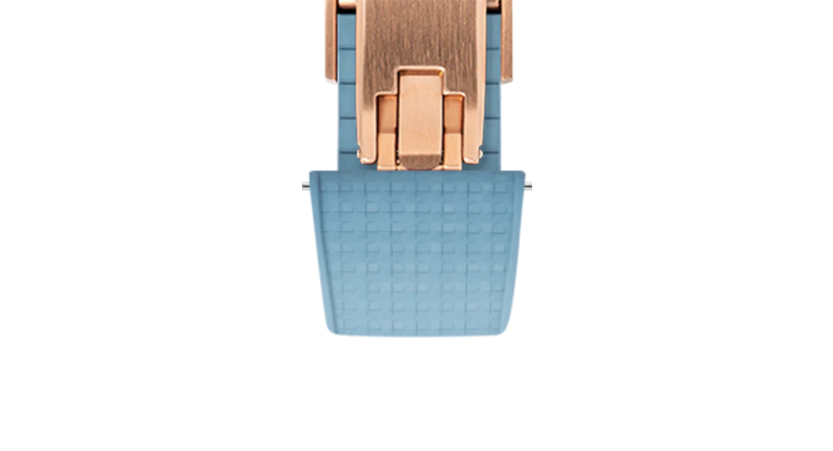 Baby Blue Mosaic CTS Rubber Strap - Image 9