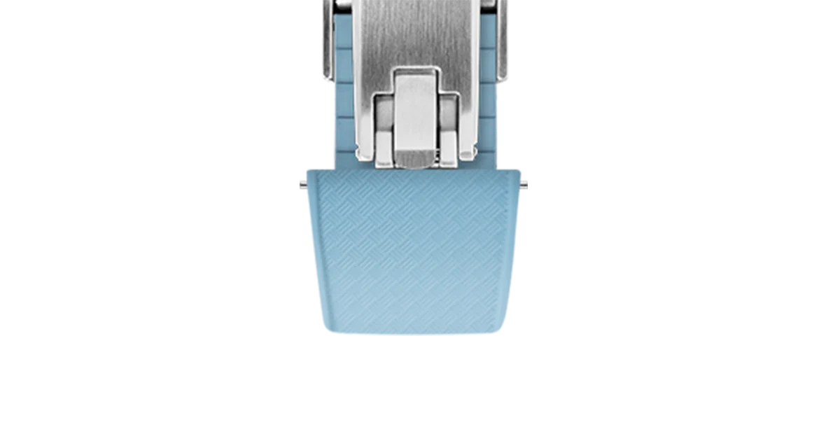 Baby Blue Tropical CTS Rubber Strap - Image 11