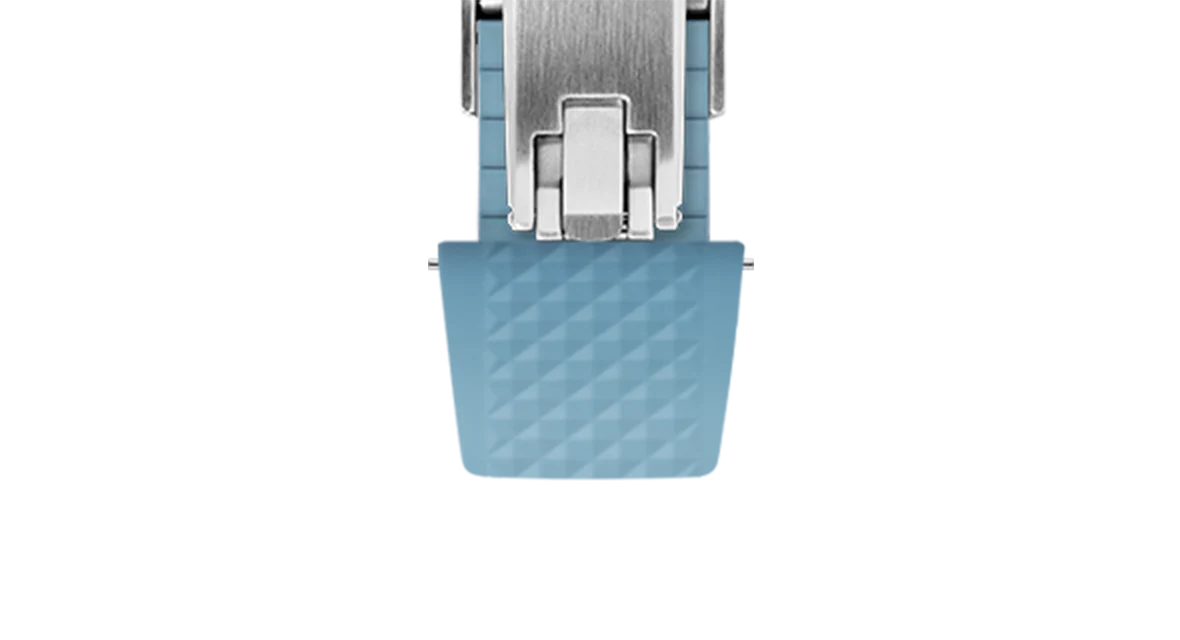 Baby Blue Waffle CTS Rubber Strap - Image 10