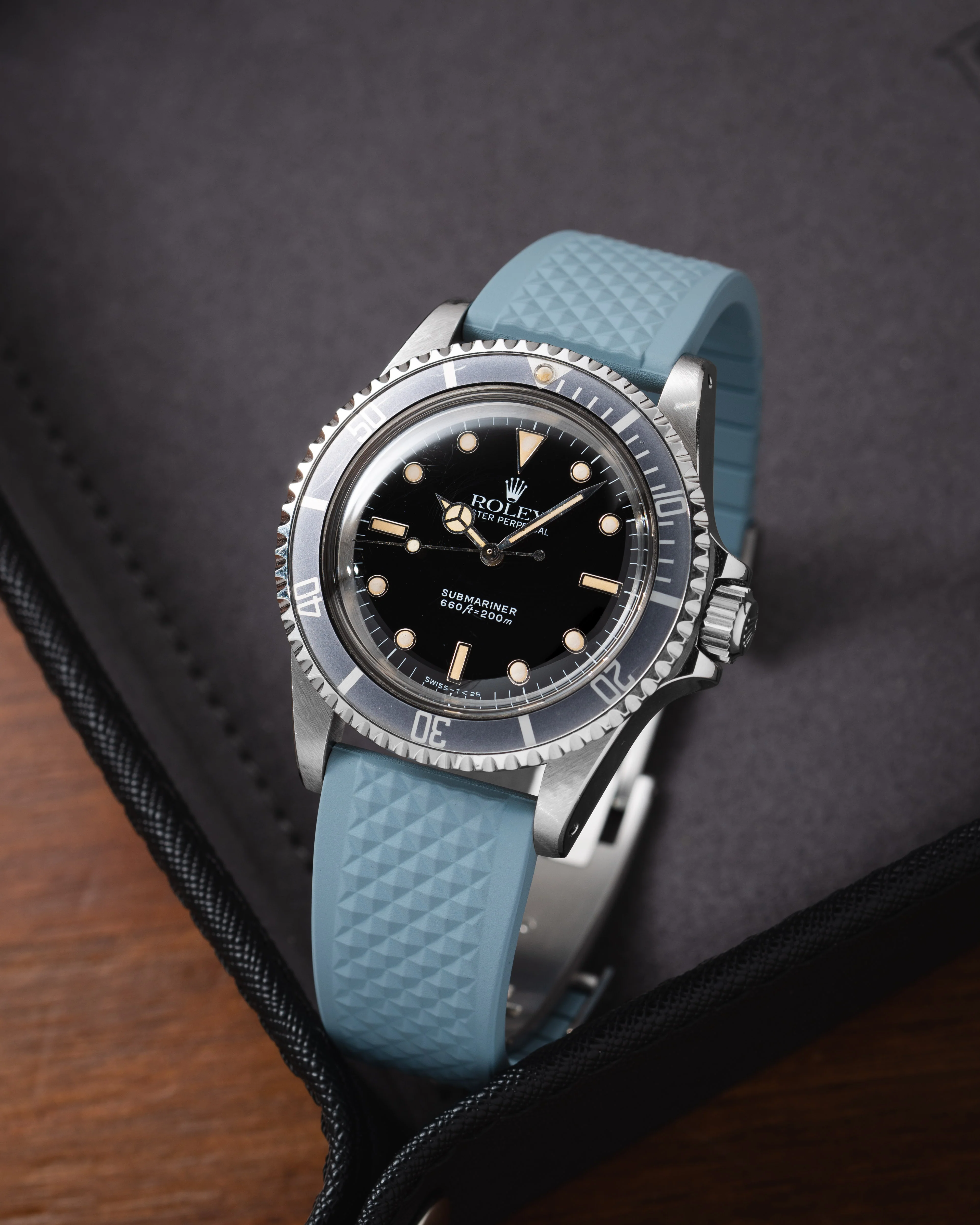 Baby Blue Waffle CTS Rubber Strap - Image 7