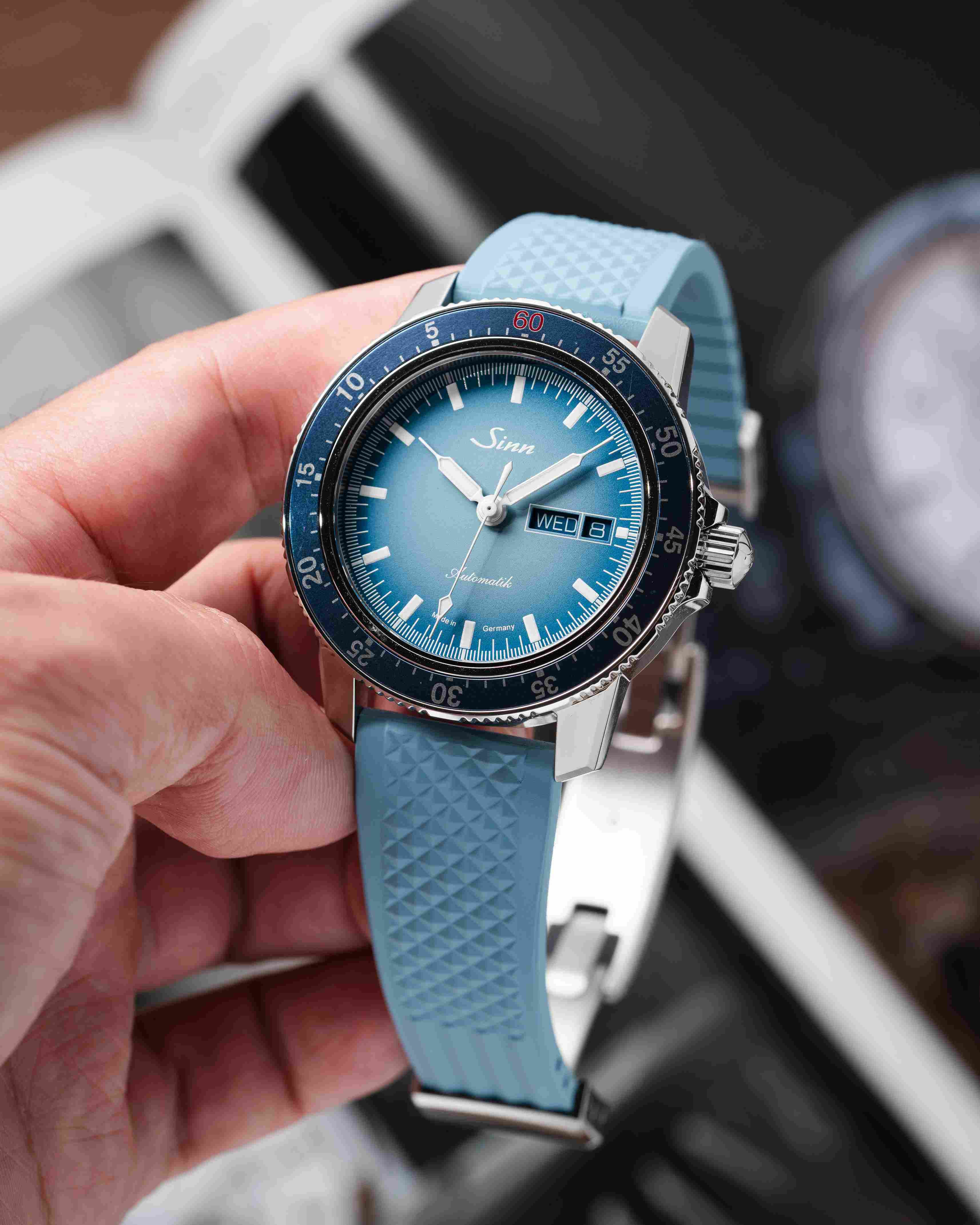 Baby Blue Waffle CTS Rubber Strap - Image 8