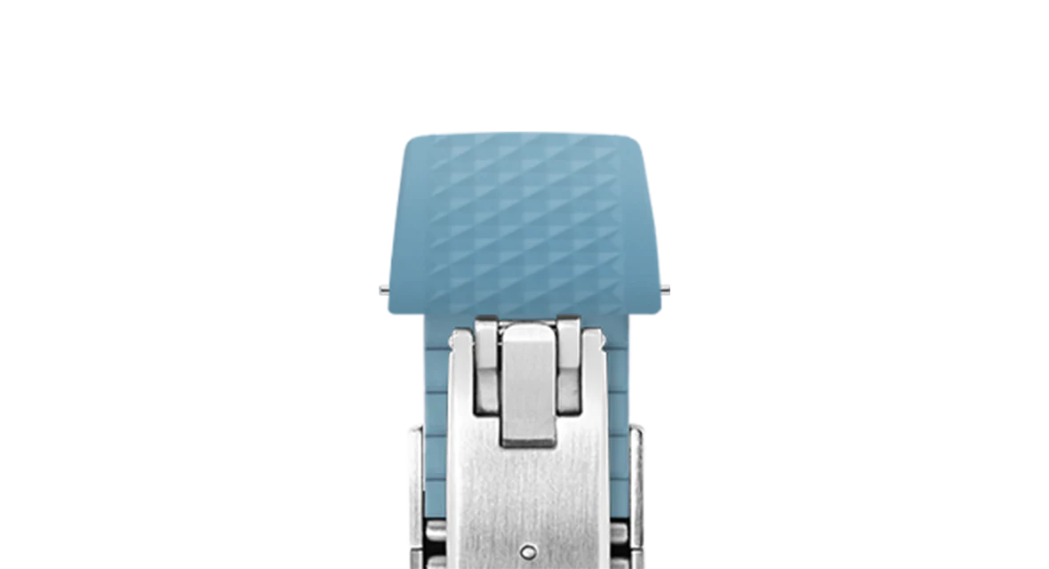 Baby Blue Waffle CTS Rubber Strap - Image 9