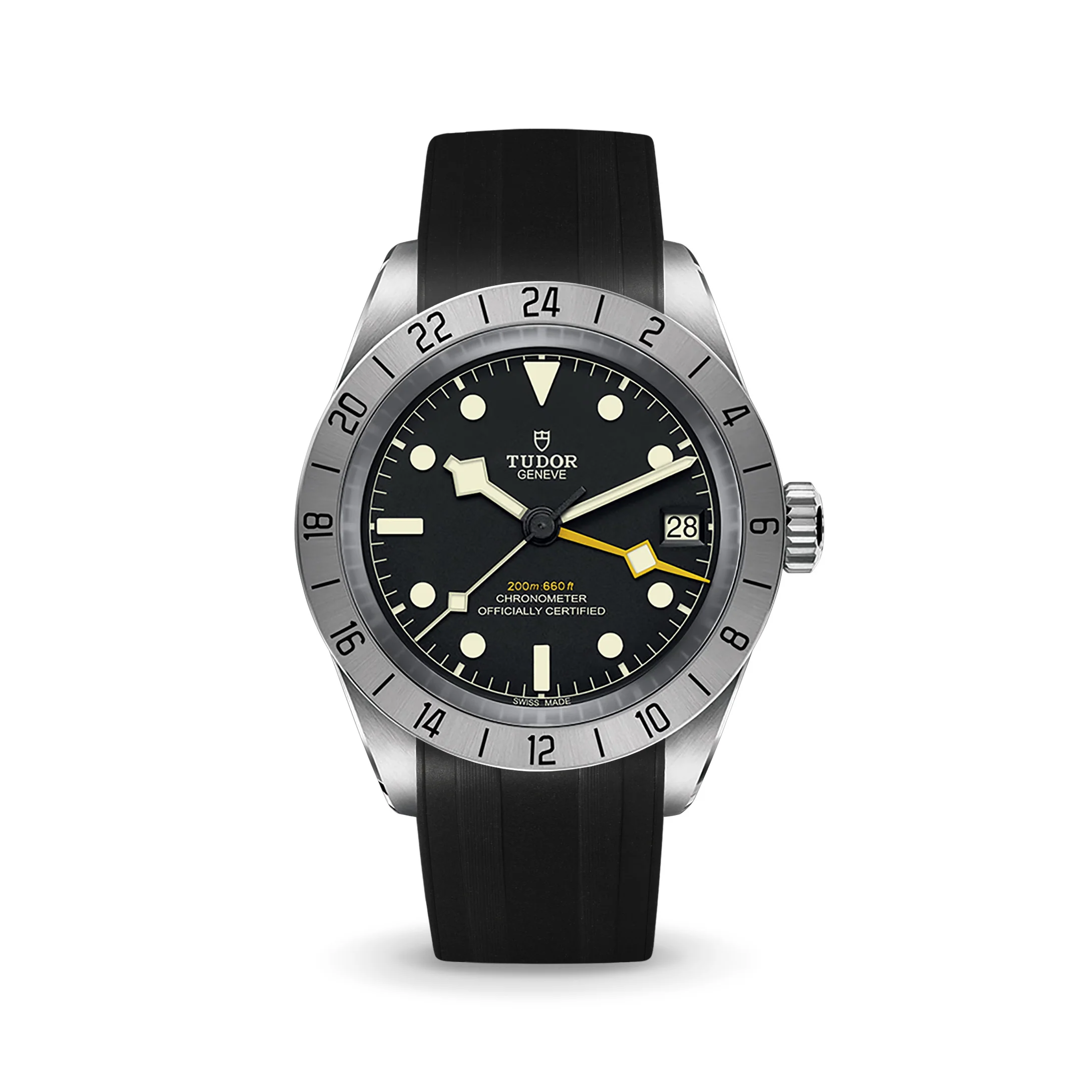 Black CTS Rubber Strap for Tudor BB Pro