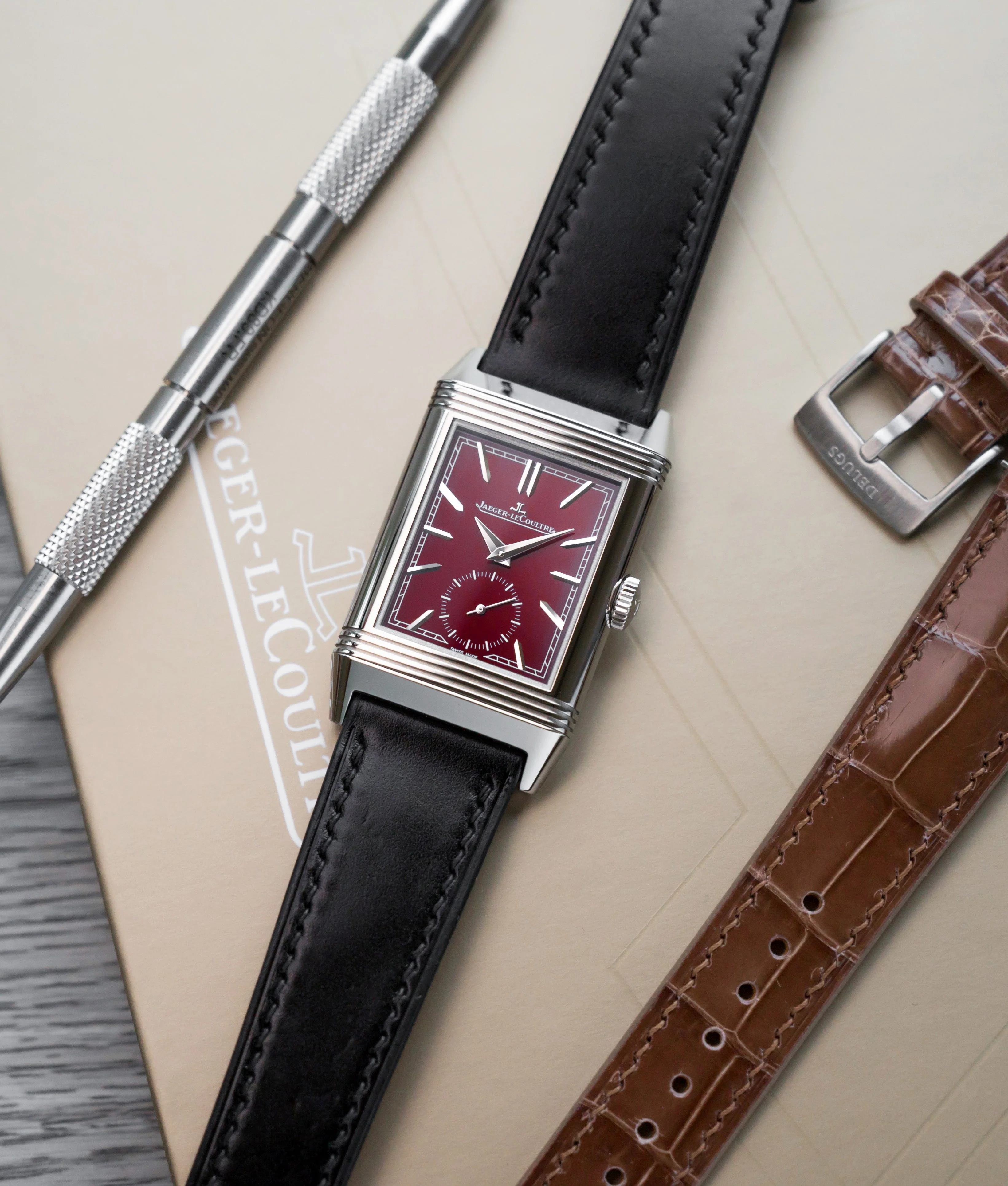 Black Shell Cordovan Slim Strap - Image 5