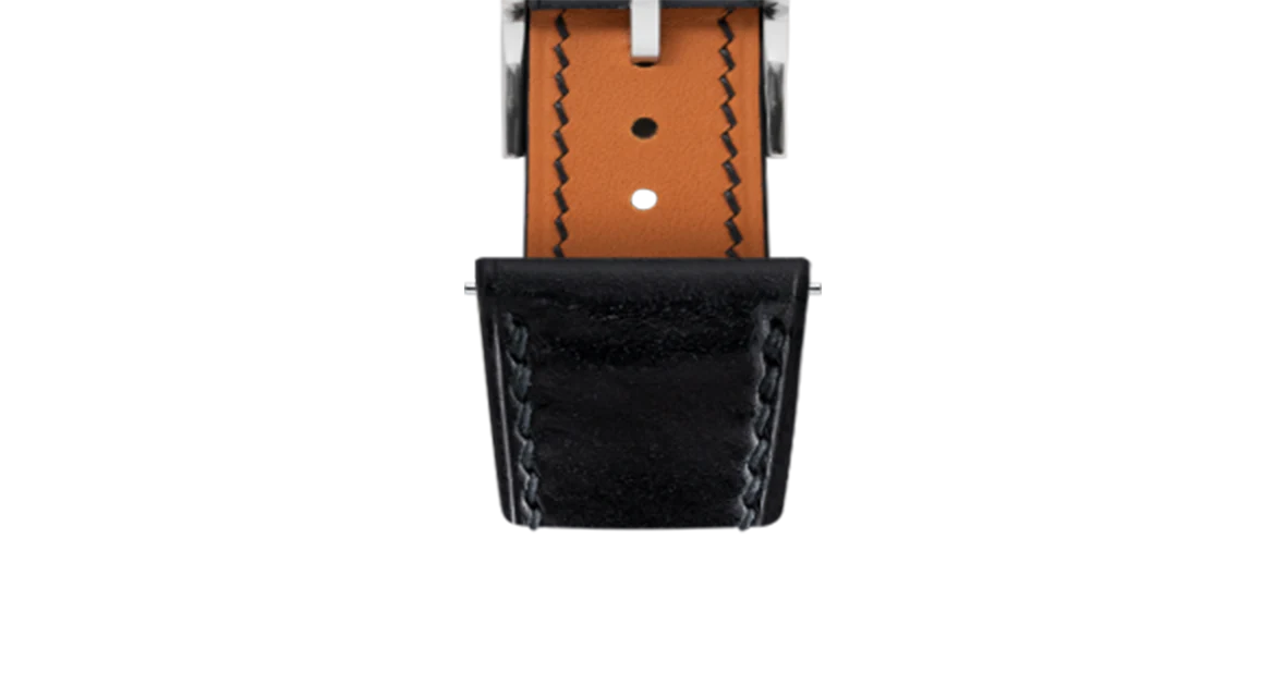 Black Shell Cordovan Slim Strap - Image 7