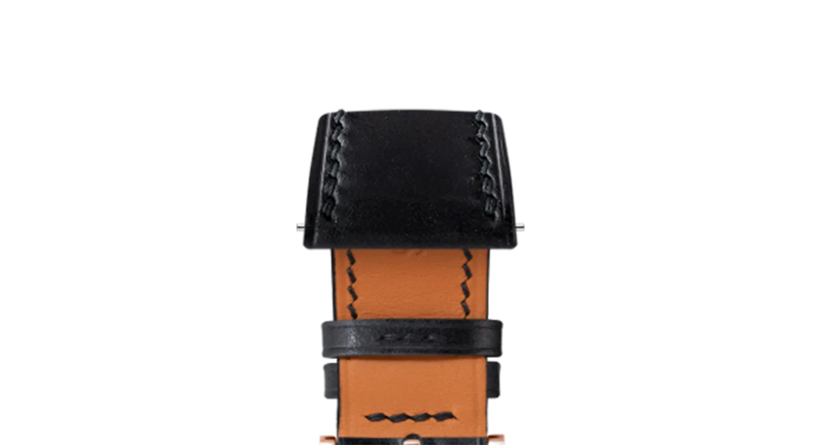 Black Shell Cordovan Slim Strap - Image 8
