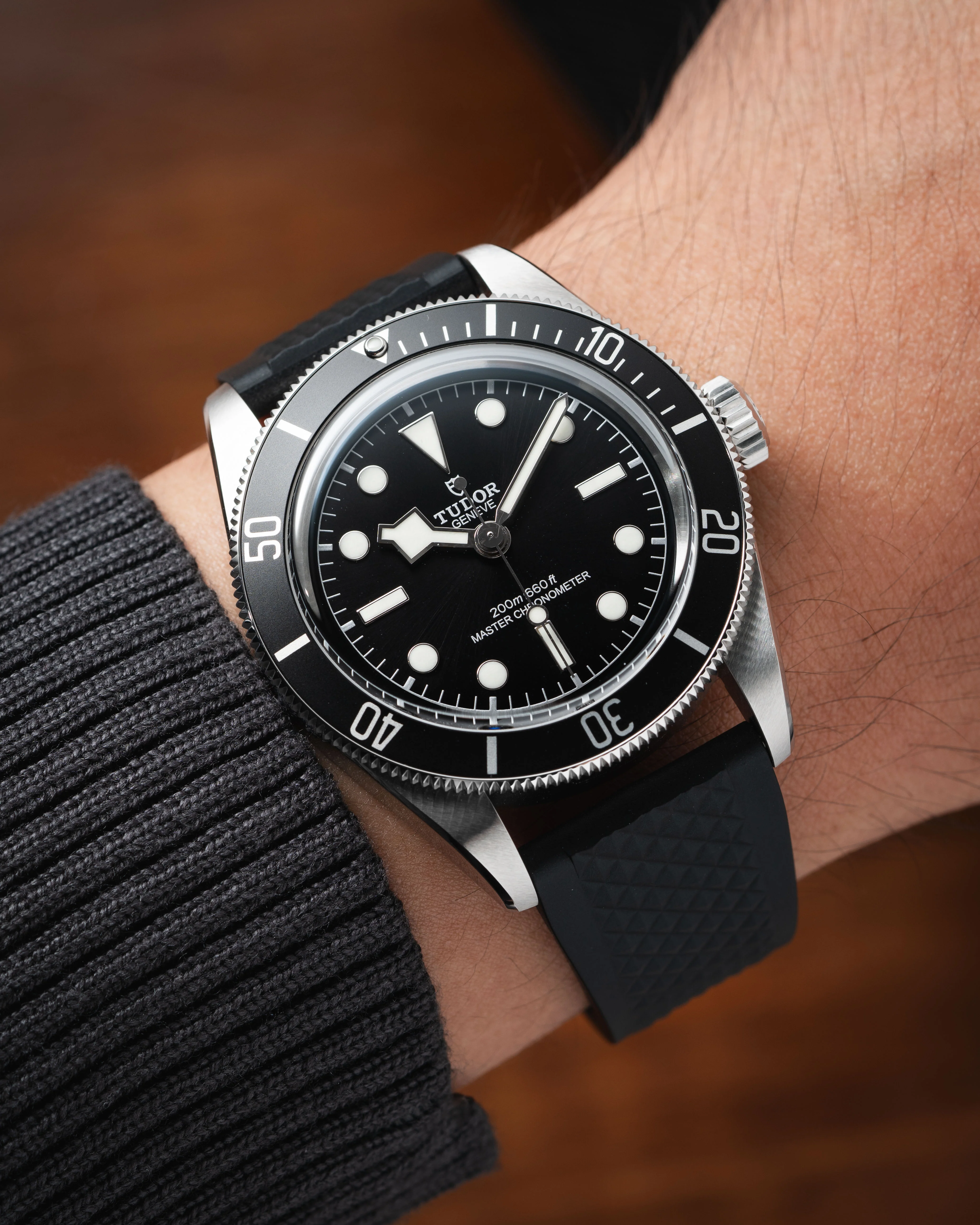 Black Waffle CTS Rubber Strap - Image 6