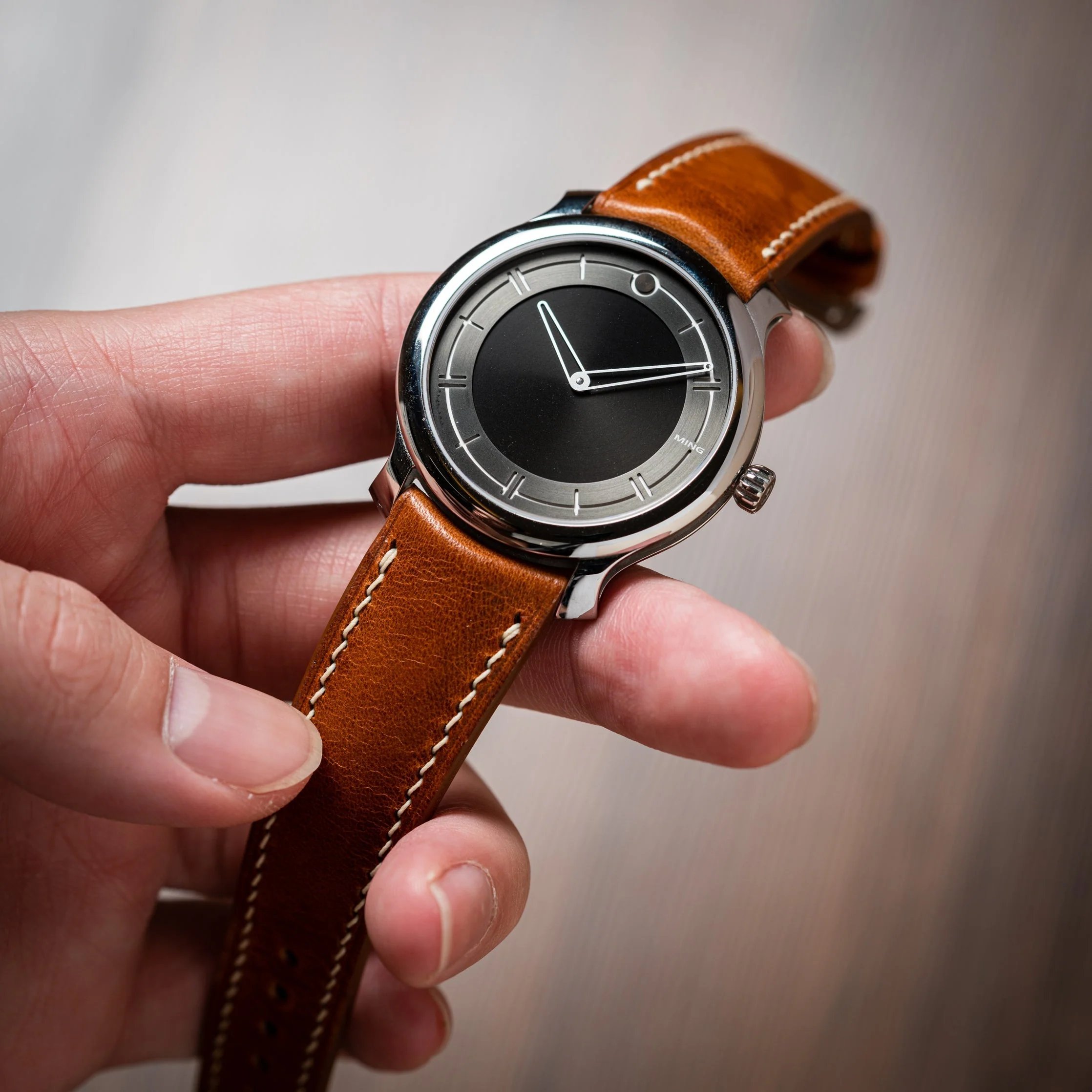 Brown Waxy Signature (Curved) Strap - Image 2