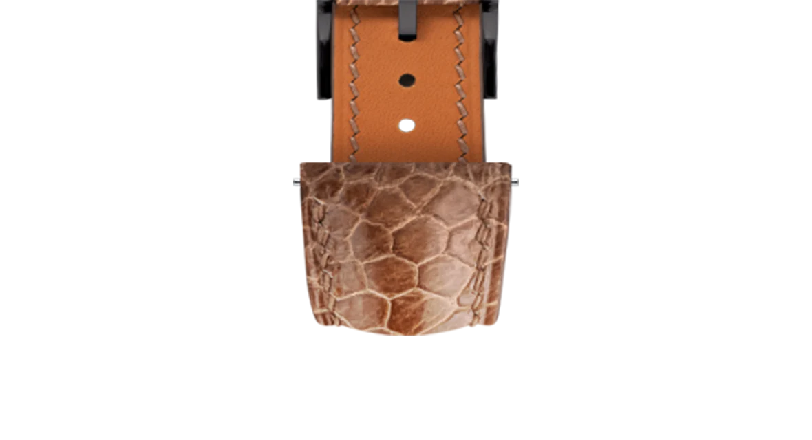 Copper Ostrich Leg Signature Strap - Image 10