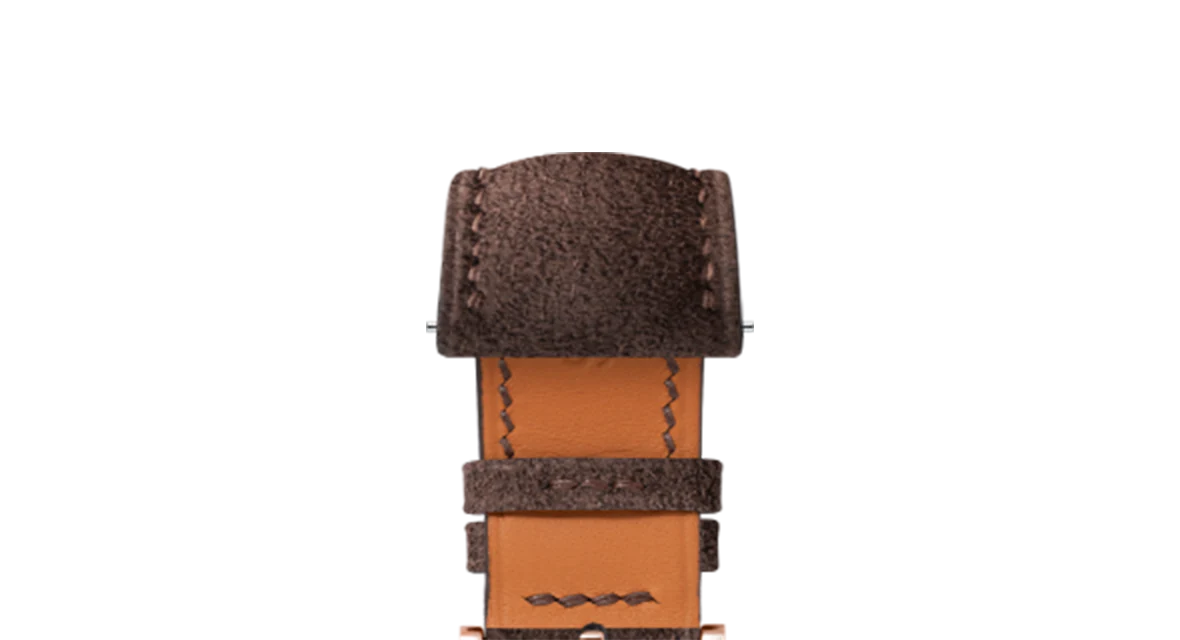 Dark Brown Alcantara Signature Strap - Image 5