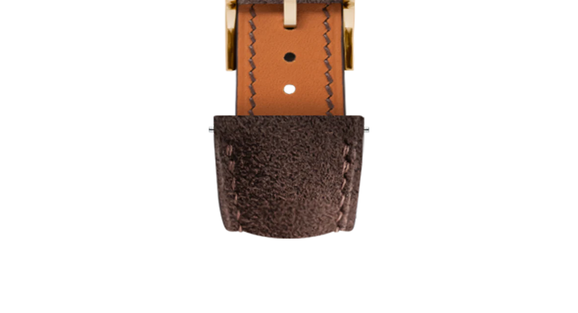 Dark Brown Alcantara Signature Strap - Image 8
