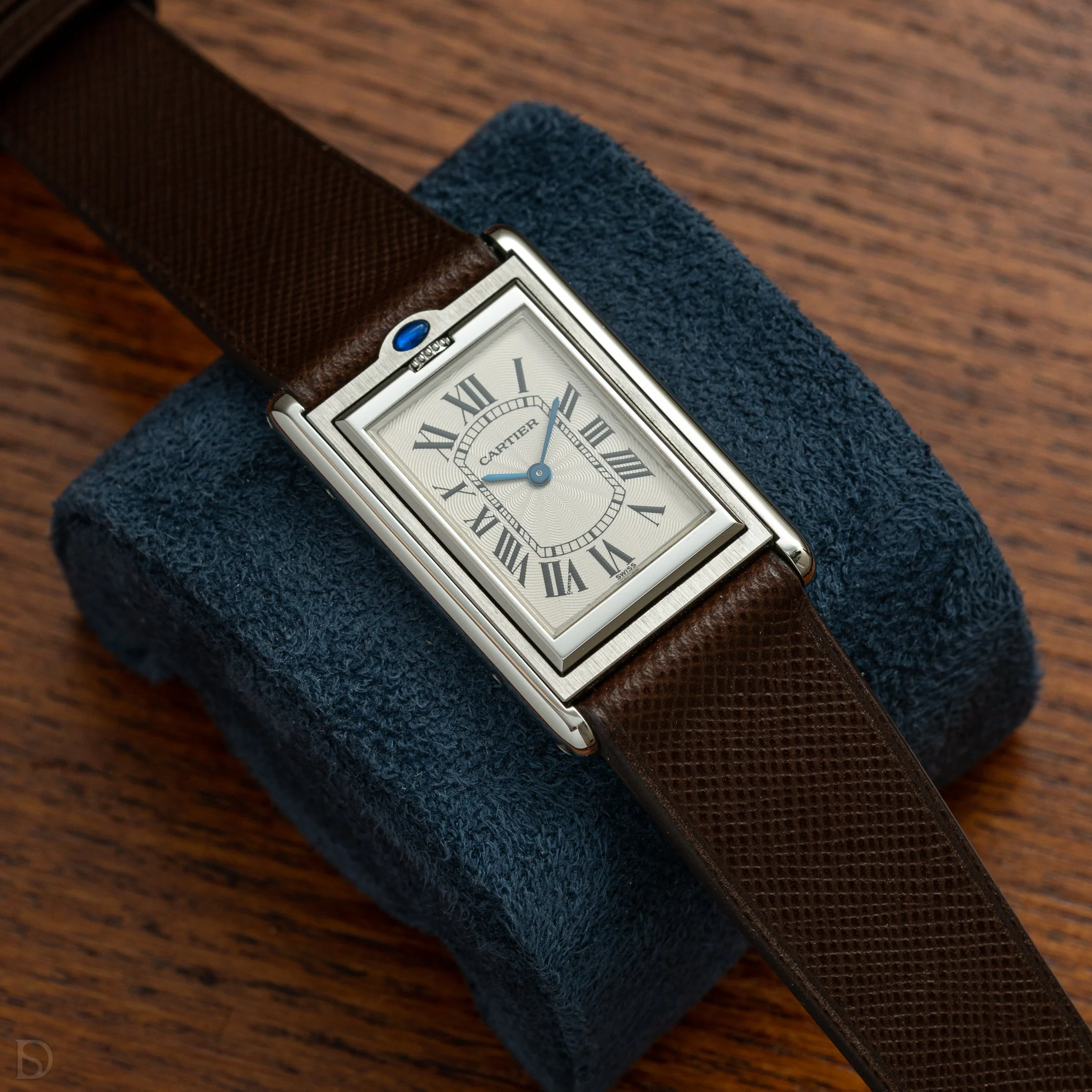 Dark Brown Saffiano Stitchless Strap - Image 2