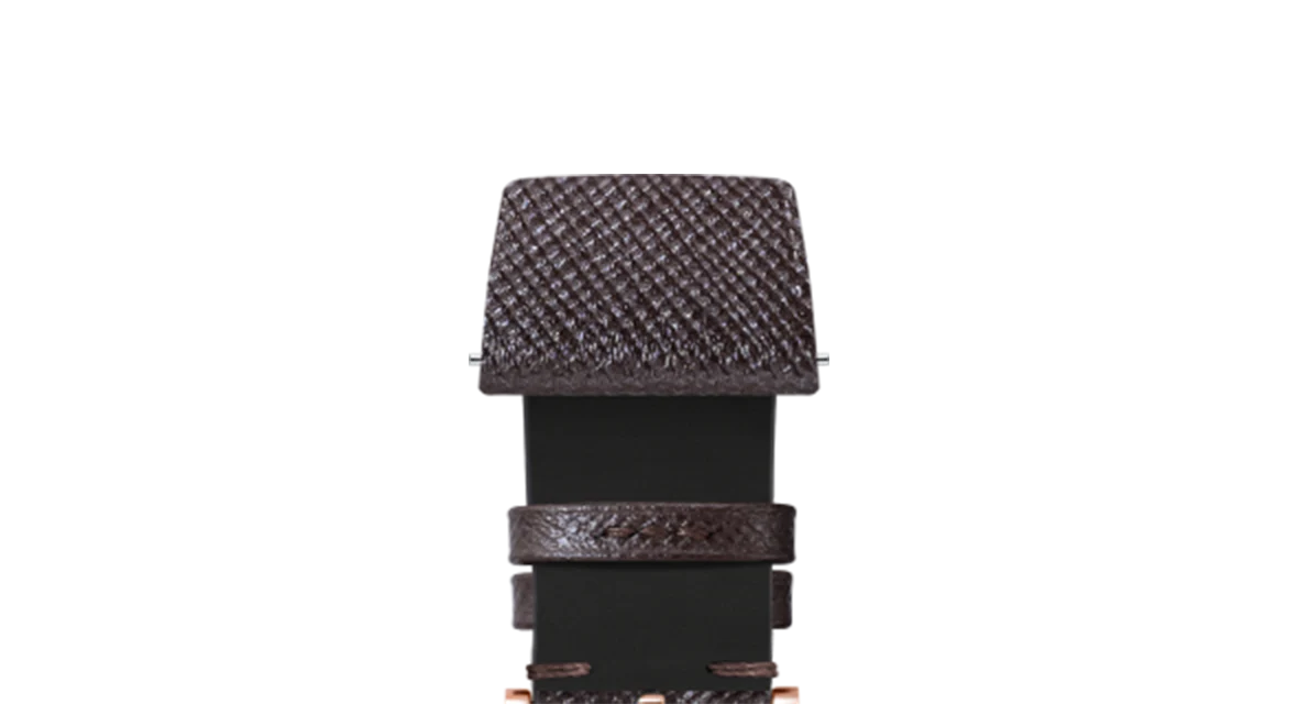 Dark Brown Saffiano Stitchless Strap - Image 8