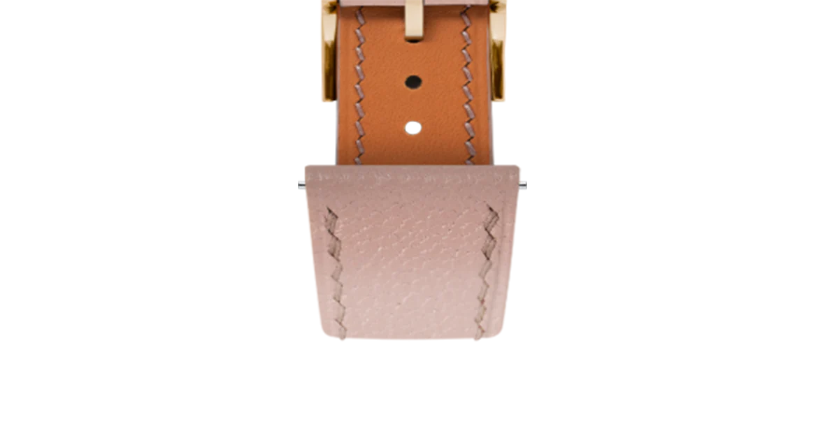 Dusty Pink Chevre Slim Strap - Image 11