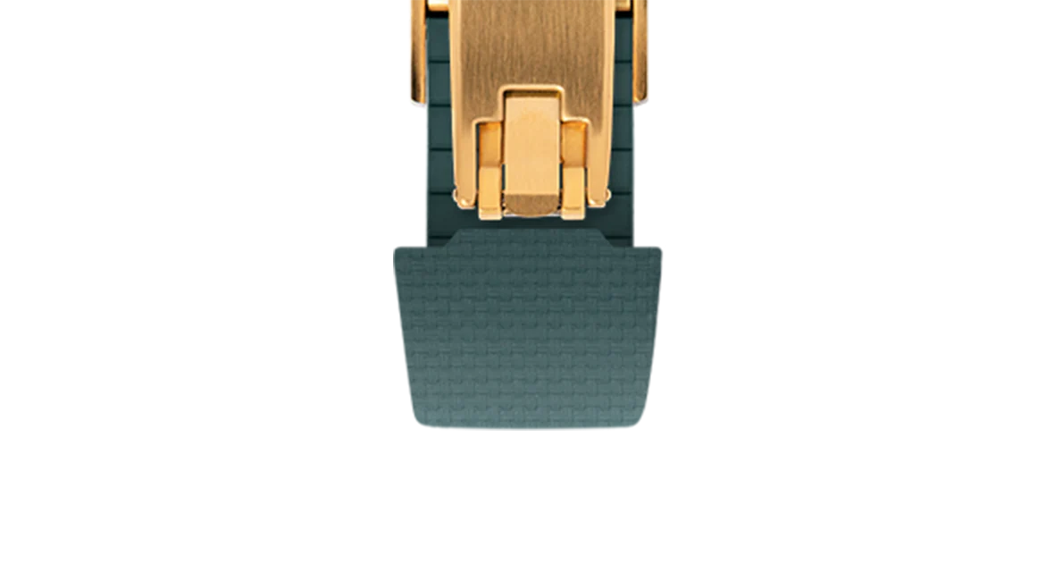 Emerald Green Sailcloth CTS Rubber Strap for Atelier Wen Perception - Image 11