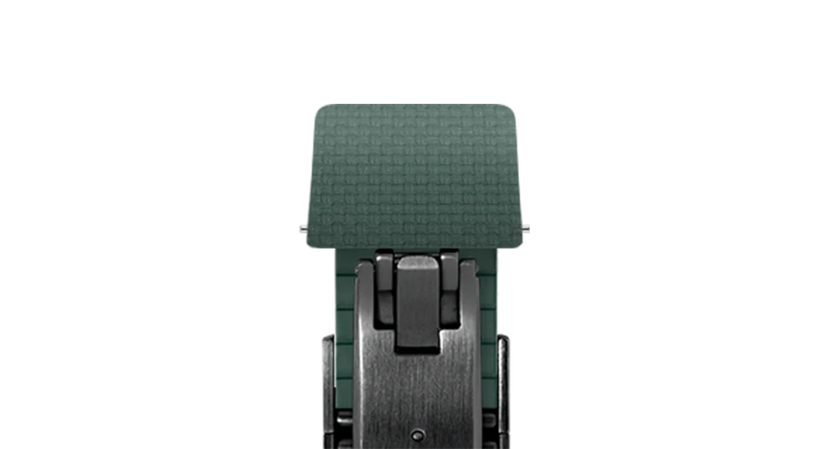 Emerald Green Sailcloth CTS Rubber Strap for F.P. Journe Élégante - Image 13