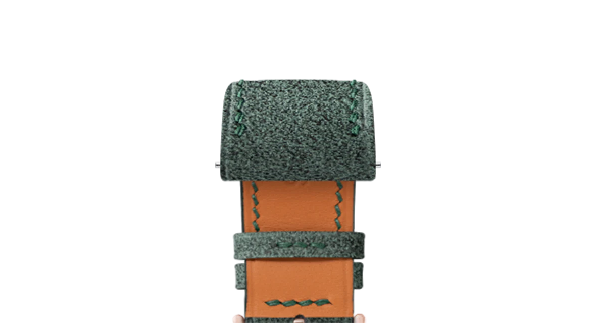 Green Alcantara Strap for Cartier Santos-Dumont - Image 6