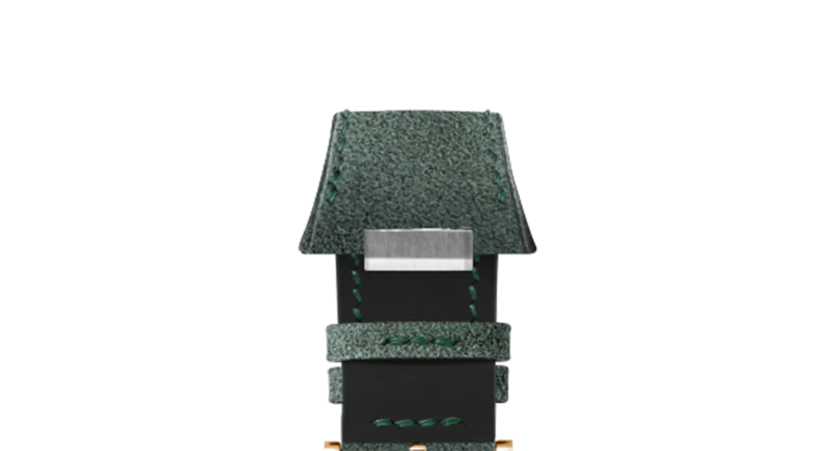 Green Alcantara Strap for Tissot PRX - Image 8