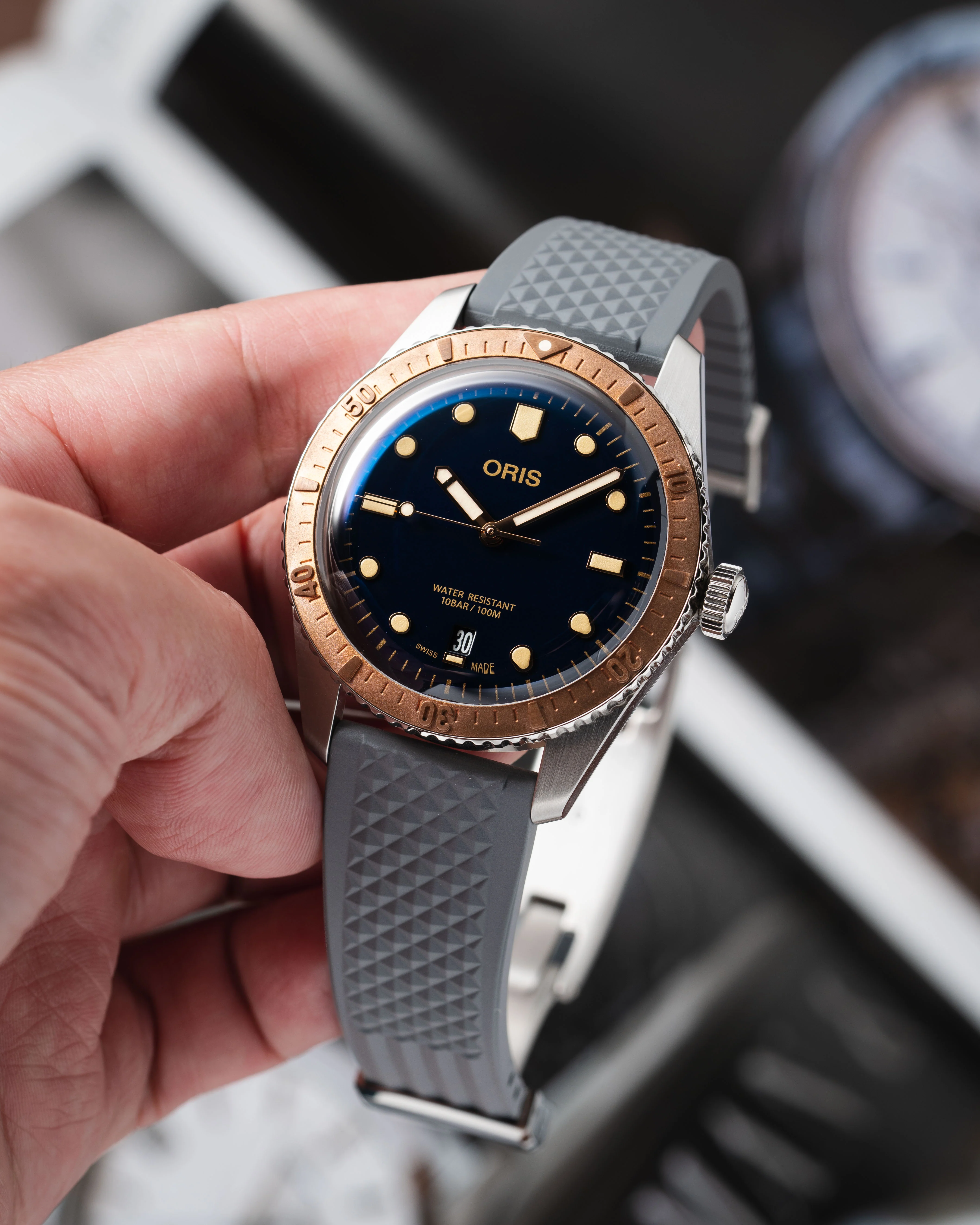 Grey Waffle CTS Rubber Strap - Image 5
