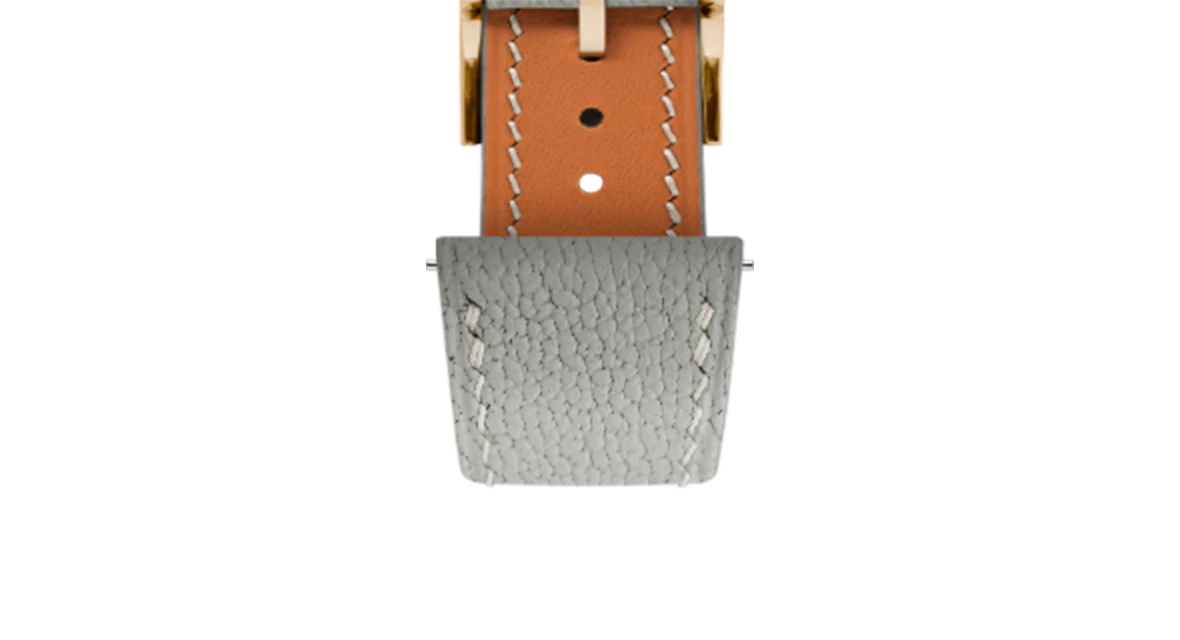 Light Grey Chevre Slim Strap - Image 12