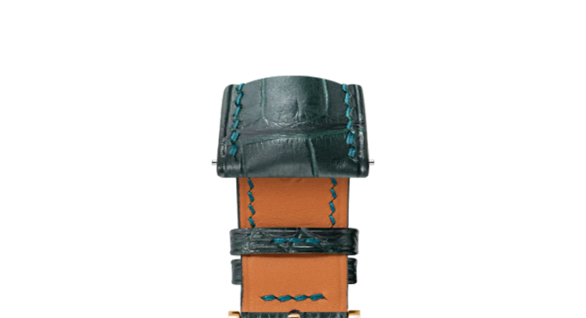 Matte Boreal Green Alligator Signature Strap - Image 11