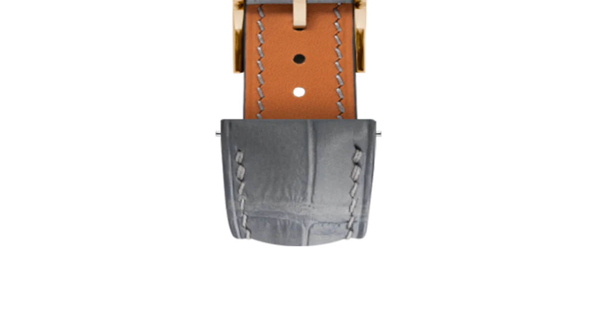 Matte Dolphin Grey Alligator Signature Strap - Image 9