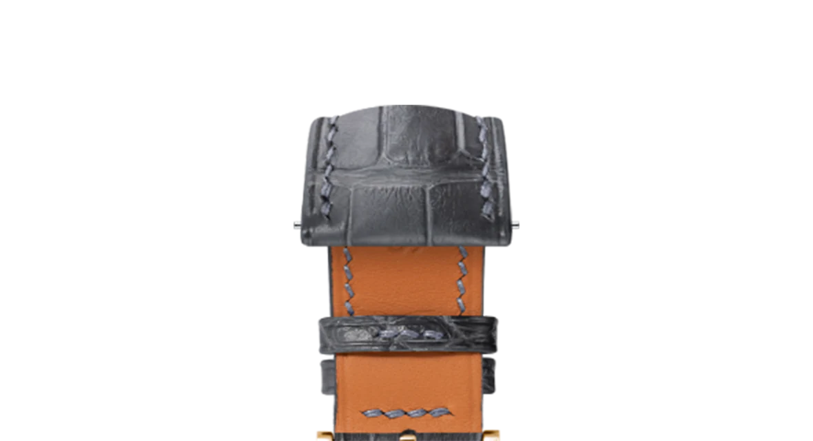 Matte Grey Storm Alligator Signature Strap - Image 10