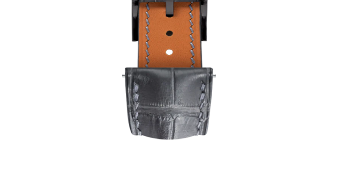 Matte Grey Storm Alligator Signature Strap - Image 13