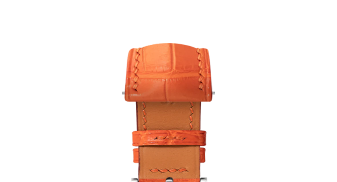 Matte Orange Alligator Signature Strap - Image 4
