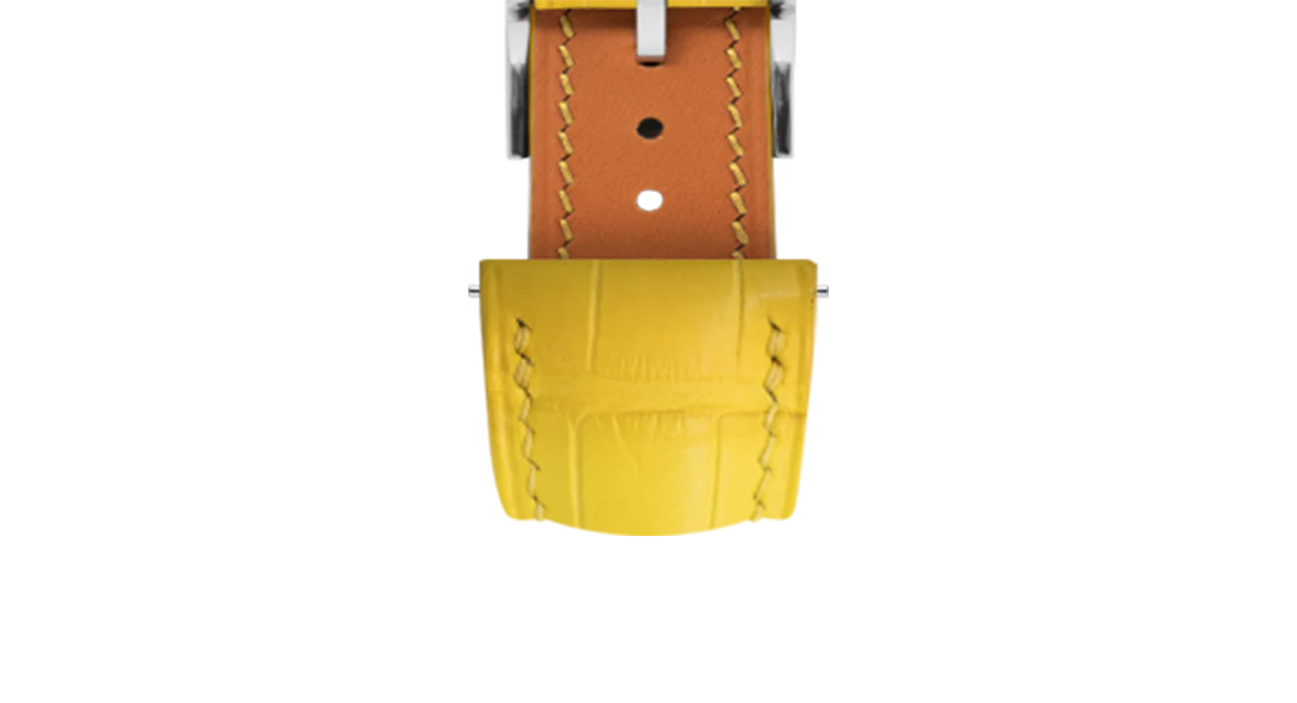 Overstock: Matte Yellow Alligator Signature Strap - Image 7