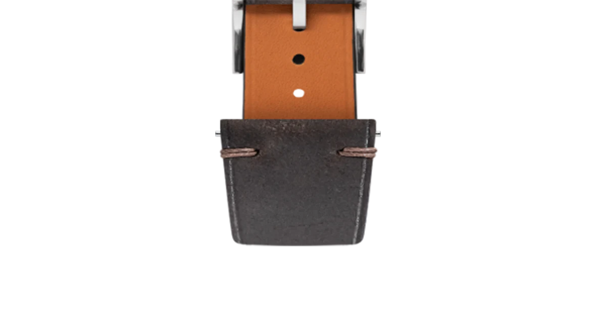 Mocha Crazy Horse Side-Stitch Strap - Image 4