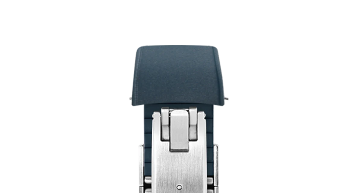 Navy Curved CTS Rubber Strap - Image 7