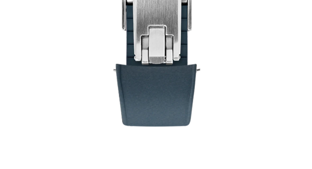 Navy Curved CTS Rubber Strap - Image 8
