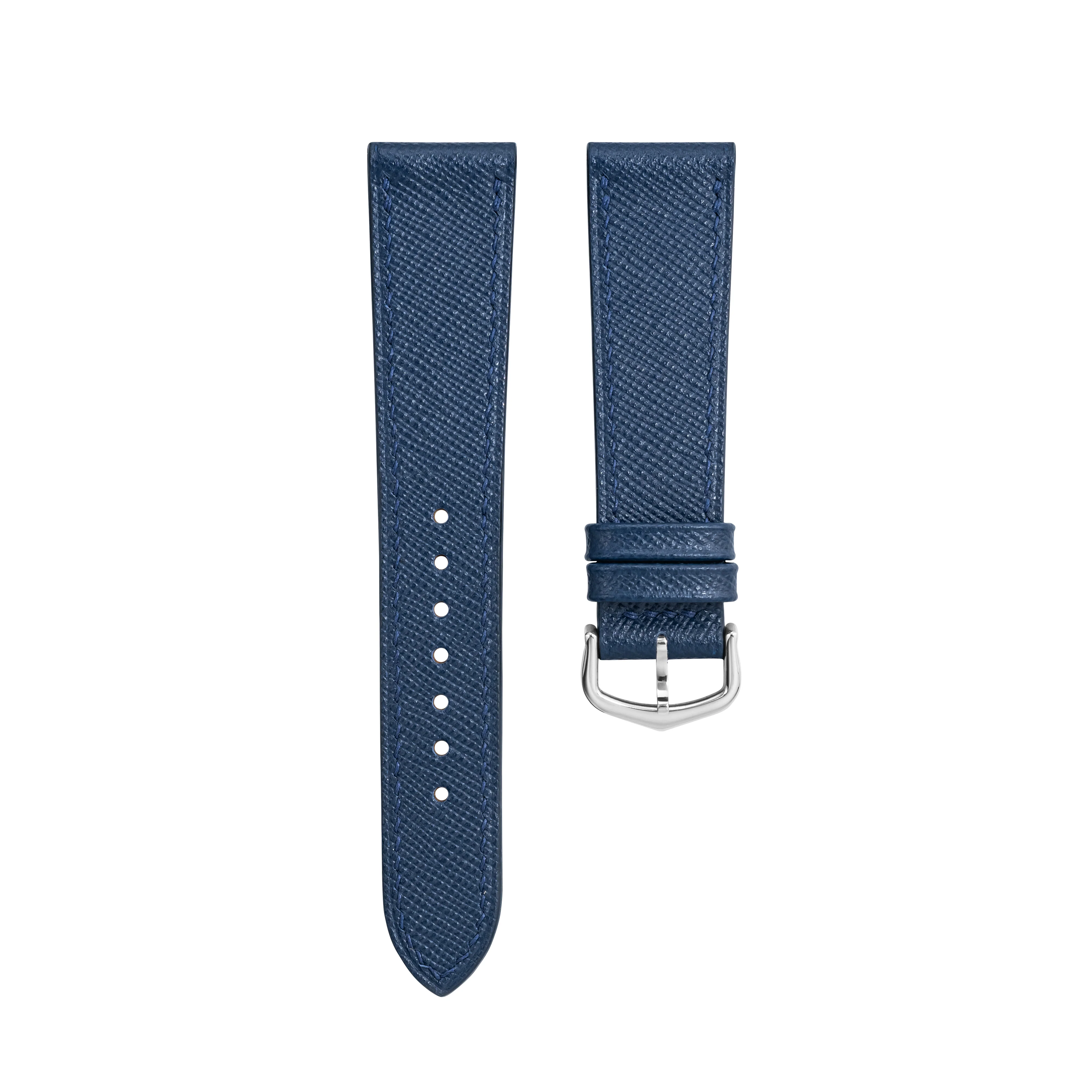 Navy Saffiano Strap for Cartier Tank - Image 7