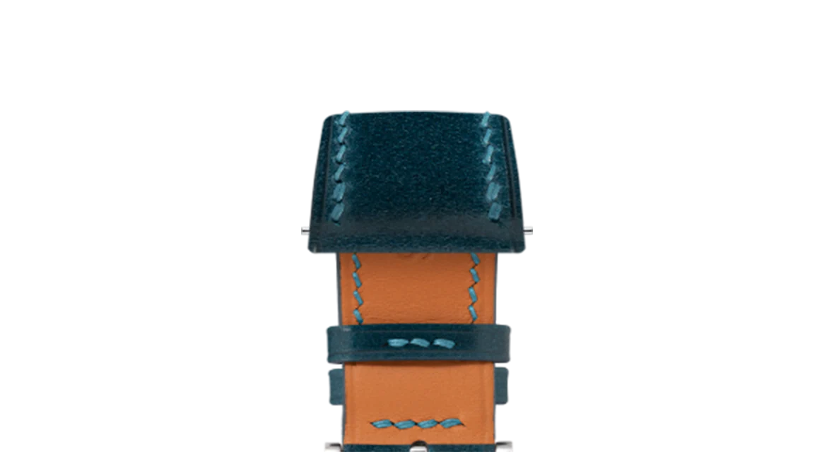 Navy Shell Cordovan Slim Strap - Image 12