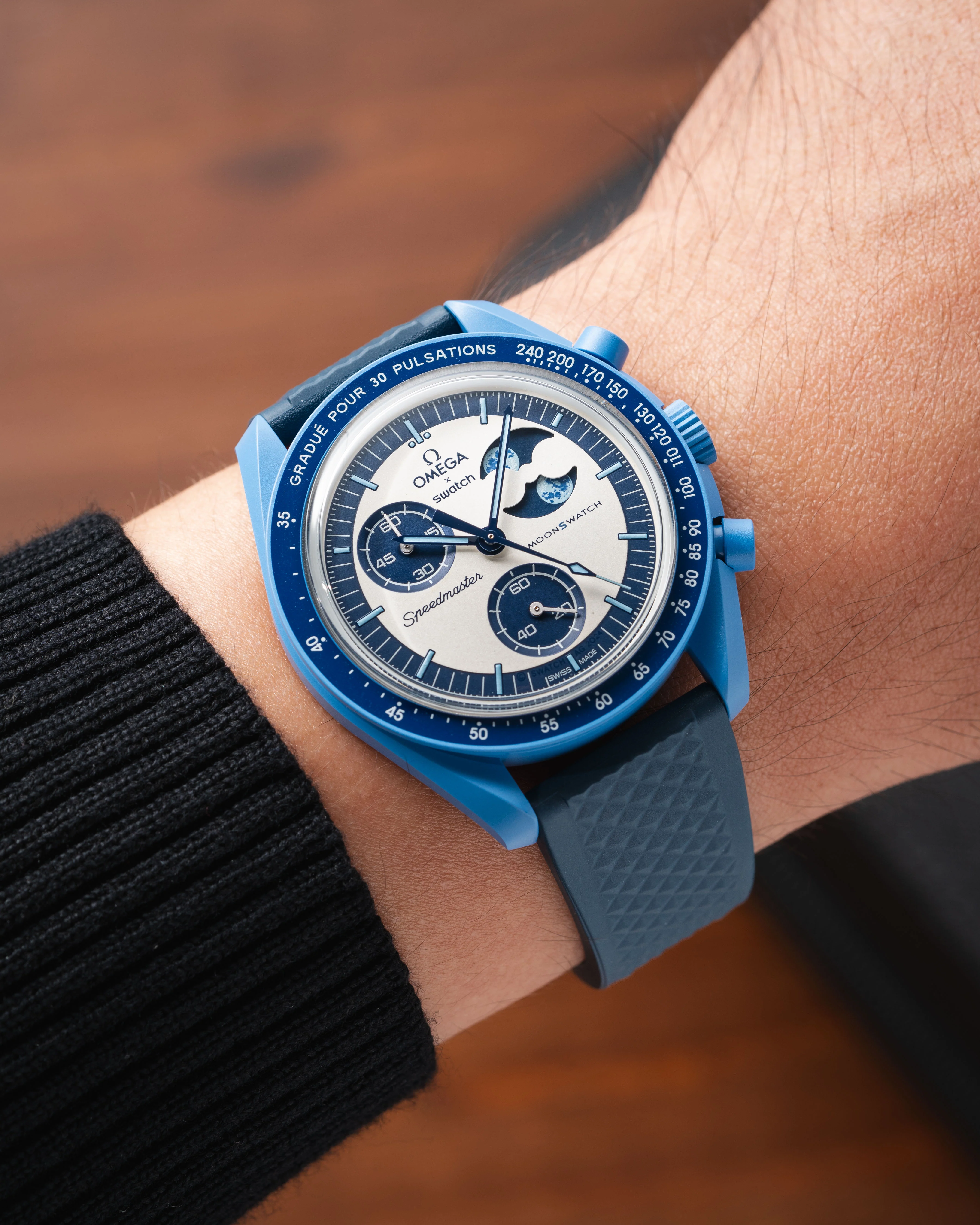 Navy Waffle CTS Rubber Strap - Image 6