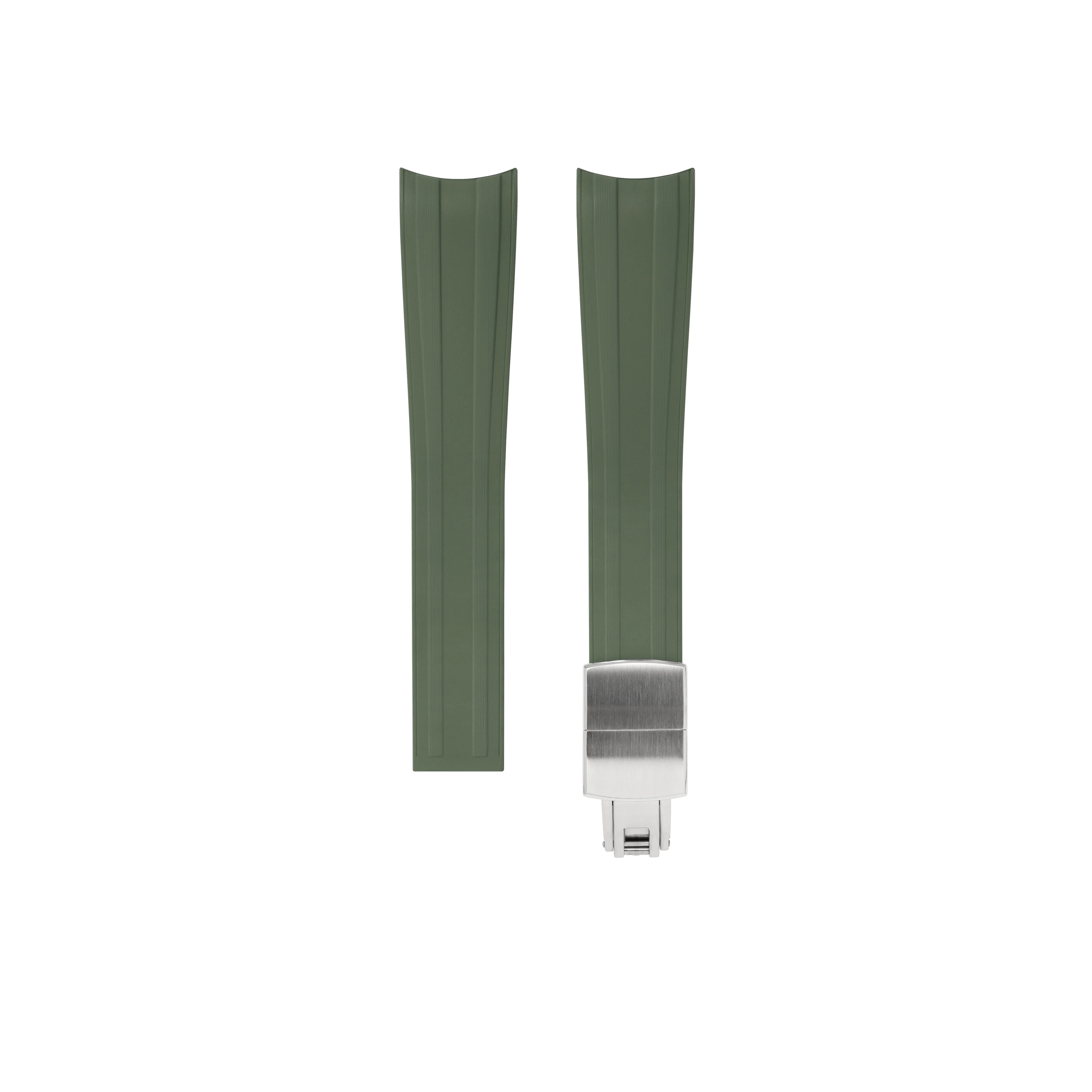 Overstock: Olive Green CTS Rubber Strap for Omega Speedmaster - Image 5