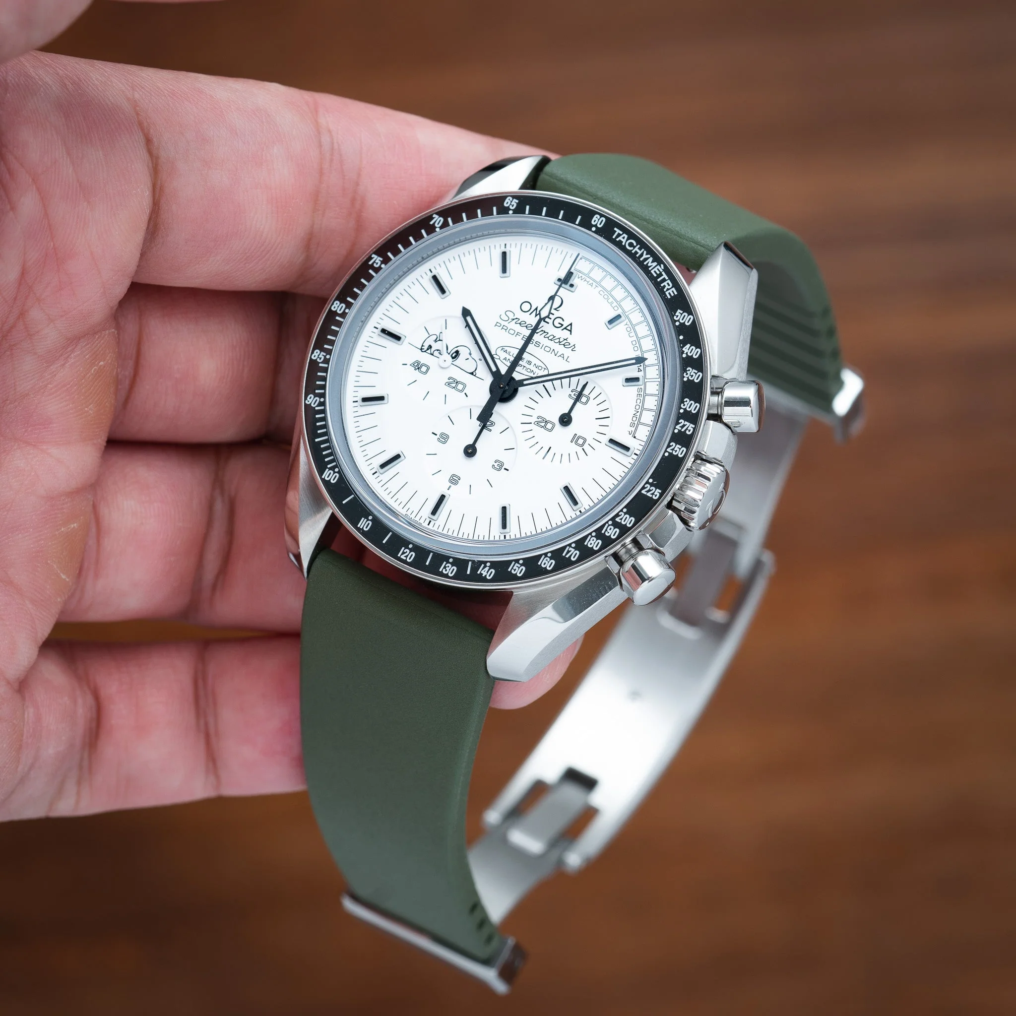 Olive Green CTS Rubber Strap - Image 4