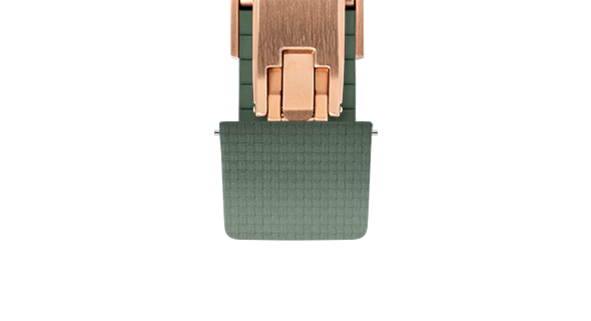 Olive Green Sailcloth CTS Rubber Strap for F.P. Journe Élégante - Image 10