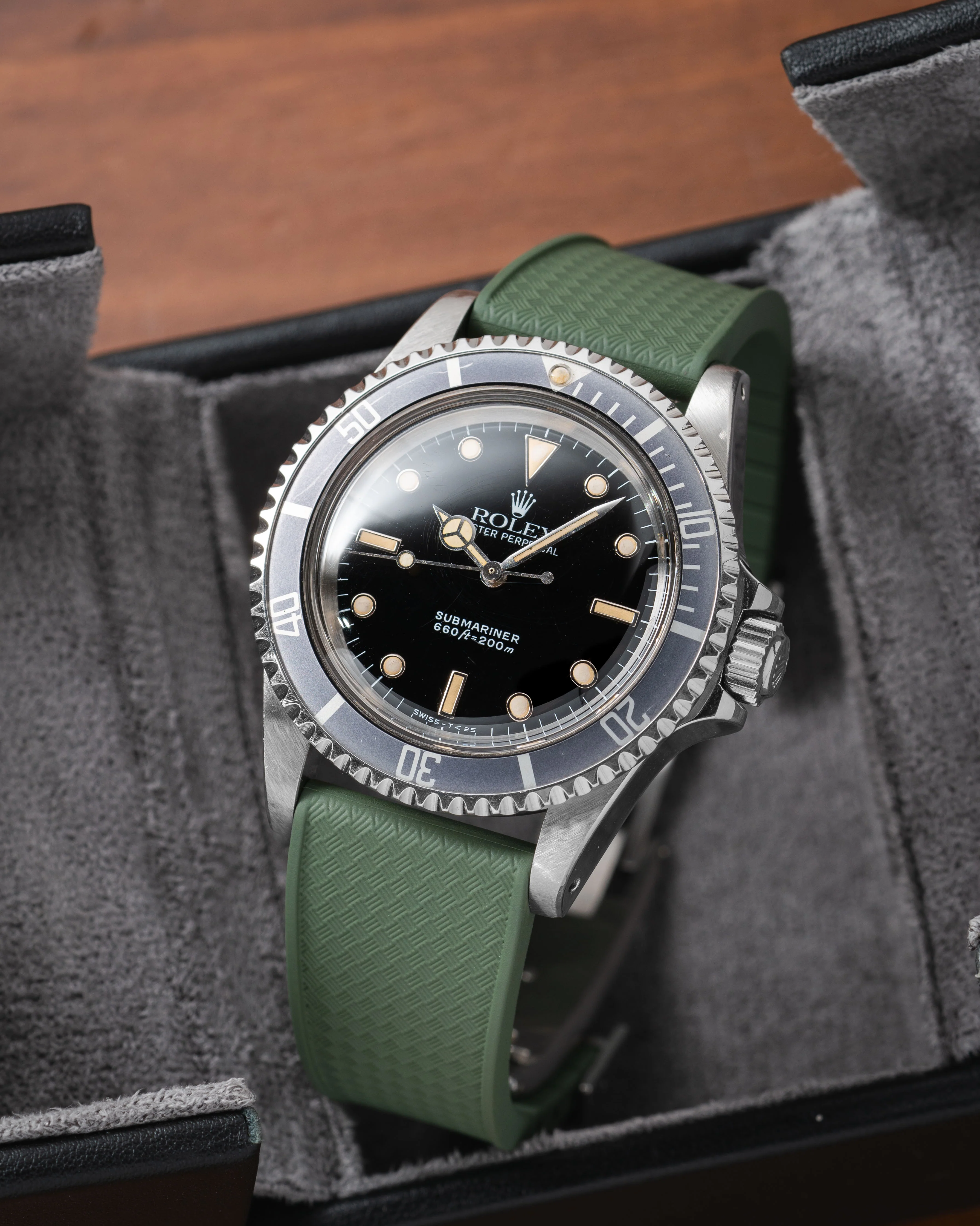 Olive Green Tropical CTS Rubber Strap - Image 5