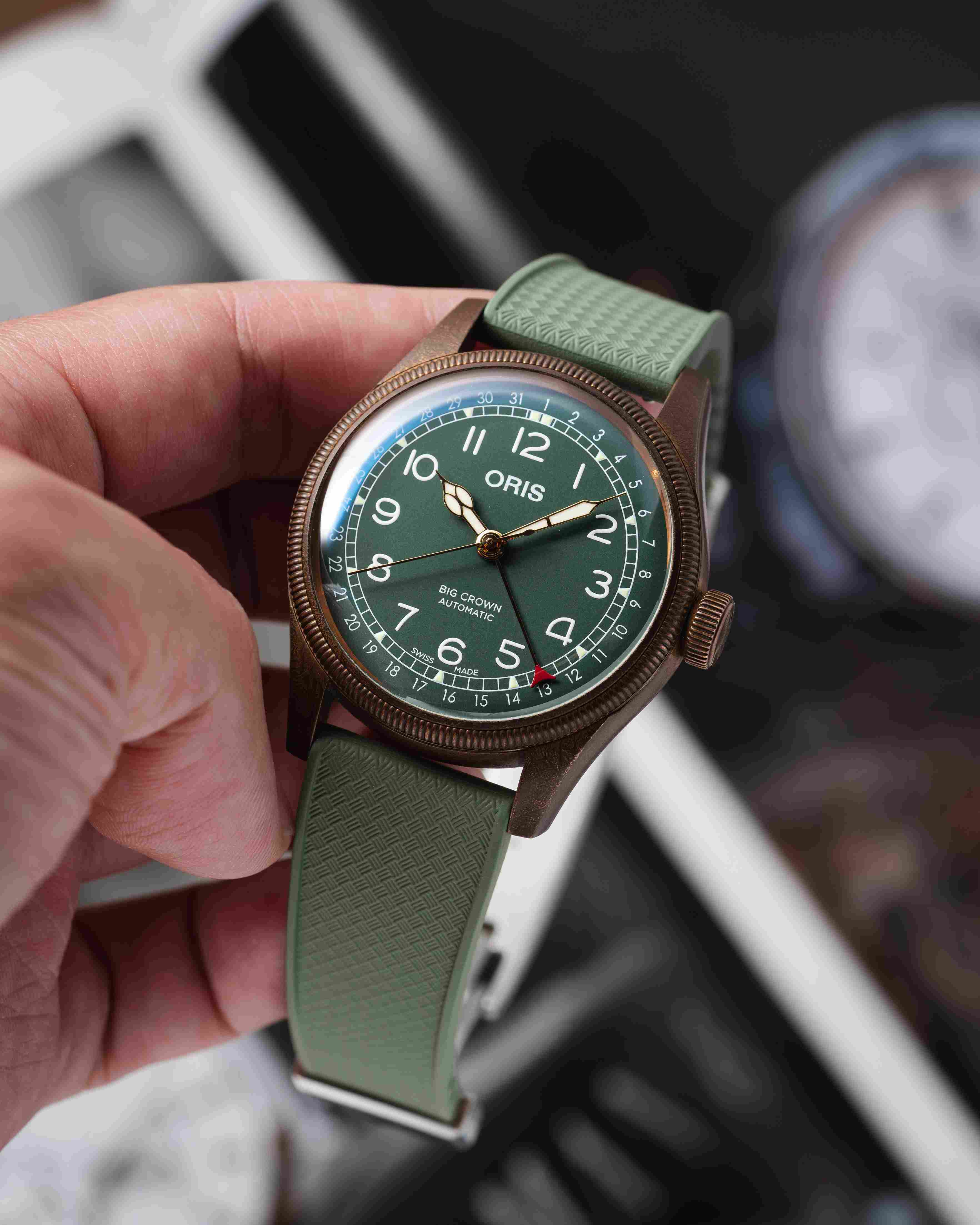 Olive Green Tropical CTS Rubber Strap - Image 7