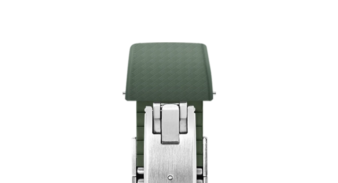 Olive Green Tropical CTS Rubber Strap - Image 8
