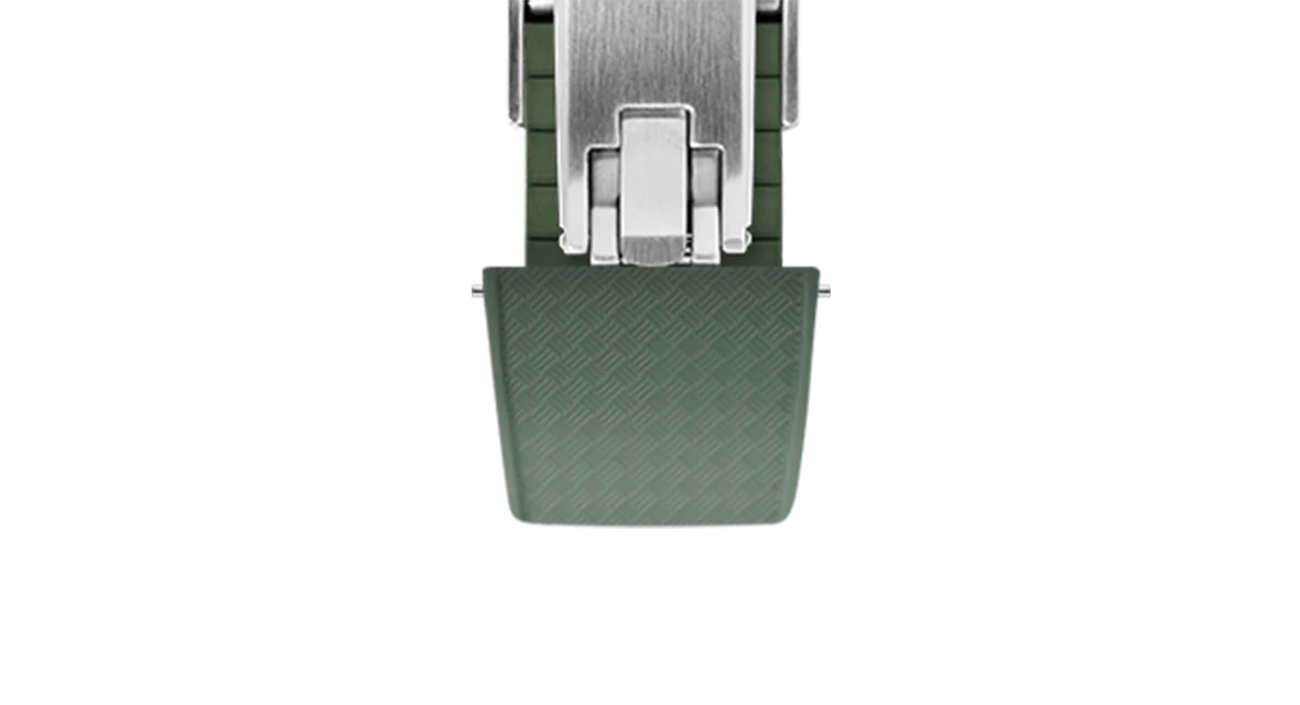 Olive Green Tropical CTS Rubber Strap - Image 9