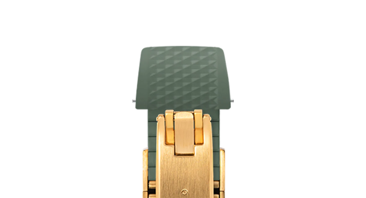 Olive Green Waffle CTS Rubber Strap - Image 10