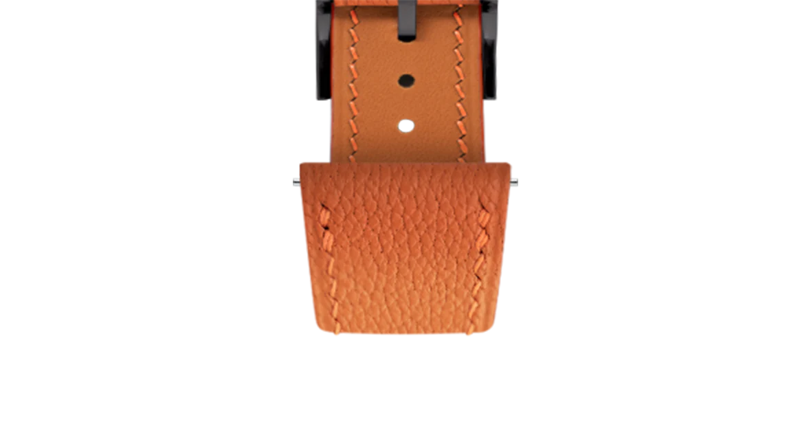 Overstock: Orange Chevre Slim Strap - Image 11