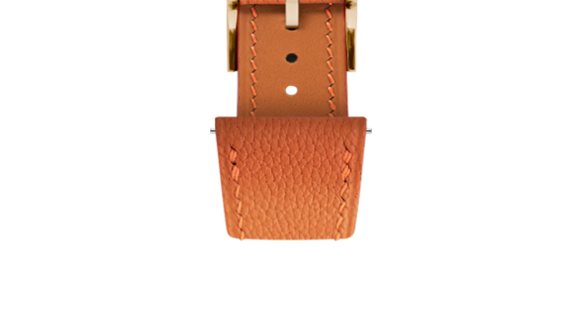 Overstock: Orange Chevre Slim Strap - Image 9