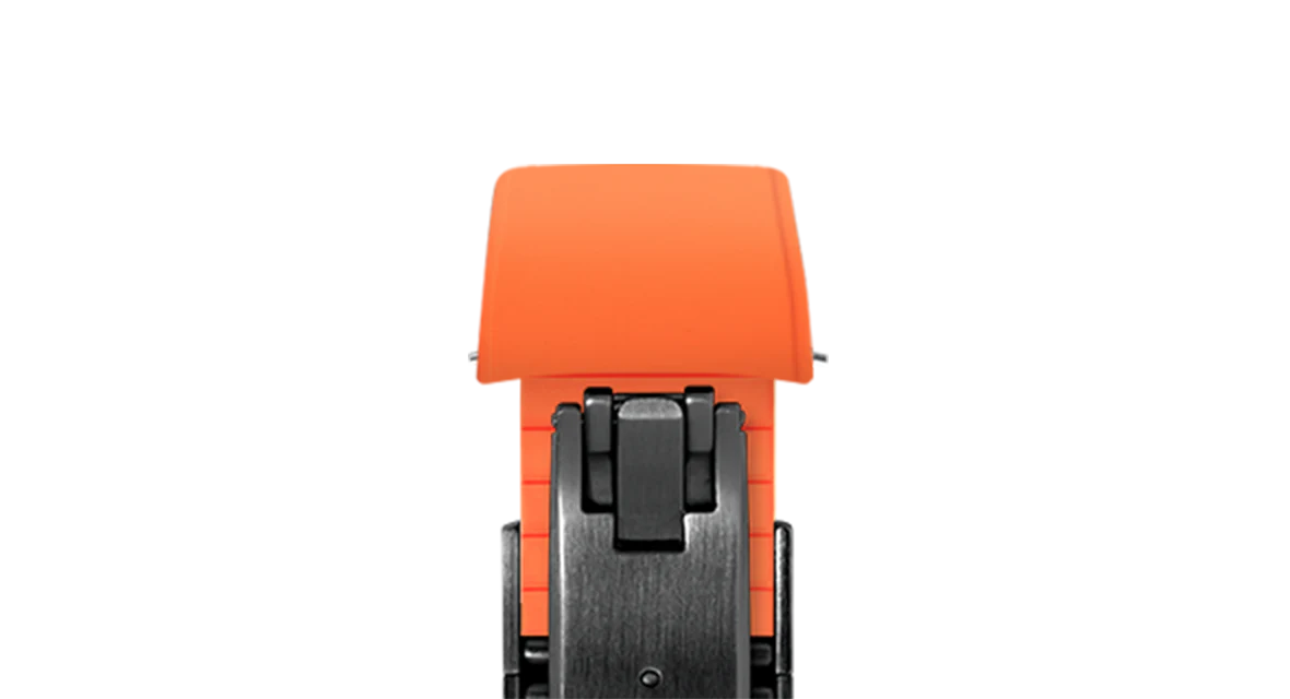 Orange Curved CTS Rubber Strap - Image 16