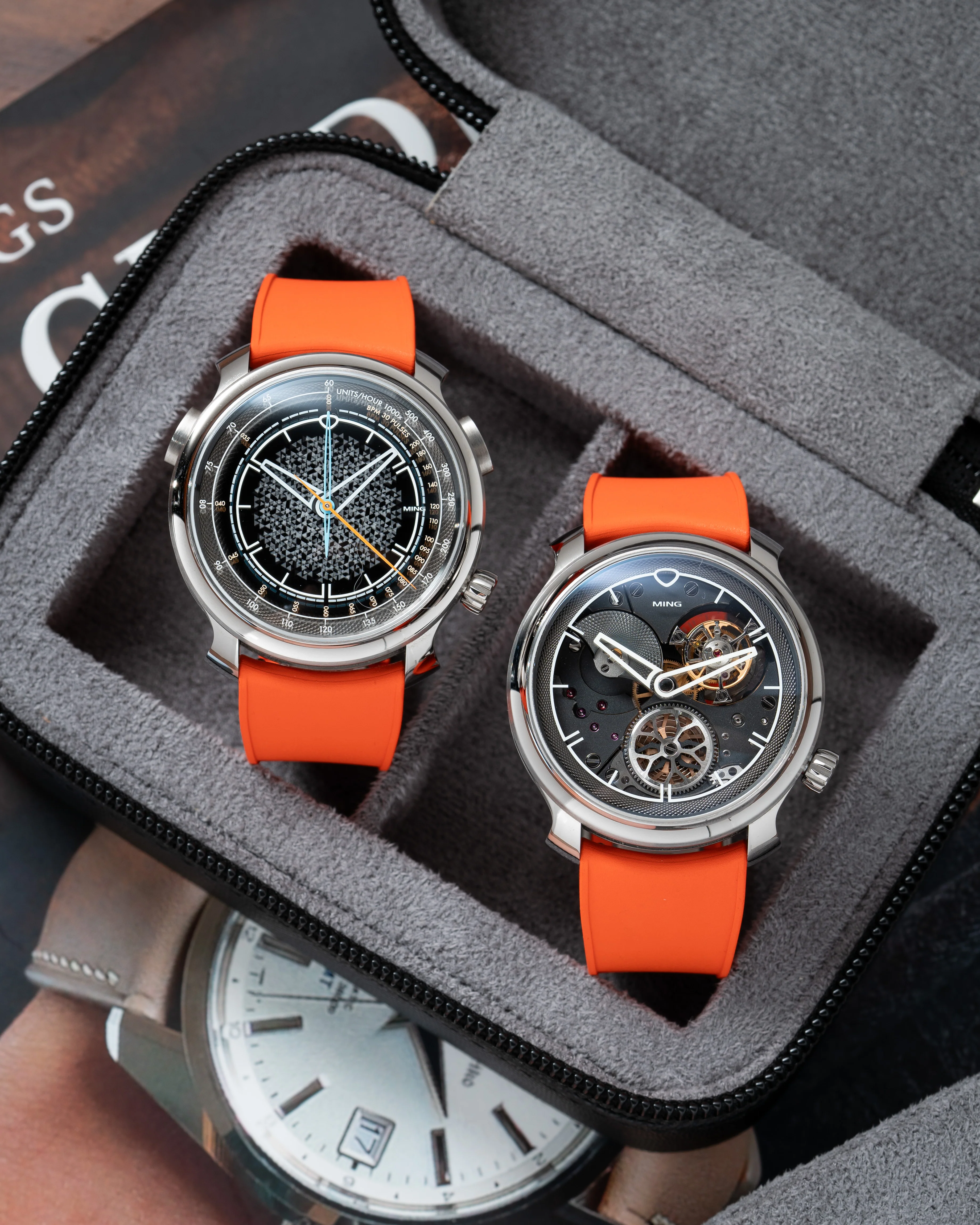Orange Curved CTS Rubber Strap - Image 8